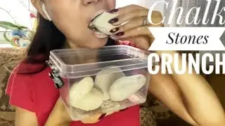ASMR Chalk Stone Crunching #asmr #crunchy