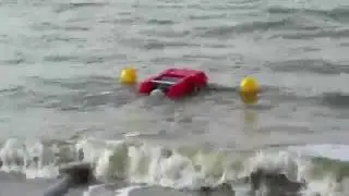 Floating suction strainer AMPHIBIO testing