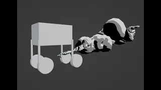Geometry node - Simulation node - Smoke Follows - Blender