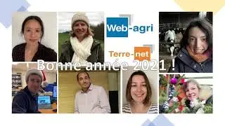 Terre-net et Web-agri vous souhaitent une bonne ann&eacute;e 2021, mais aussi...