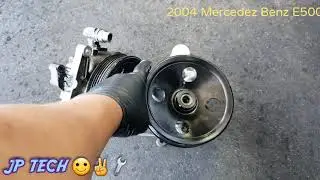 2004 Mercedez Benz como cambiar la bomba de direccion o power steering.