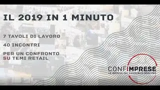 Confimprese - I nostri tavoli di lavoro 2019