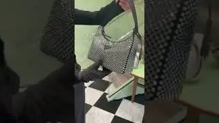 The popular Prada Re-Edition Crystal Bag ✨ #shorts #prada #youtubeshorts #luxuryfashion #luxury