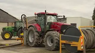 Sleepslang bemesten met Bomech en Case IH