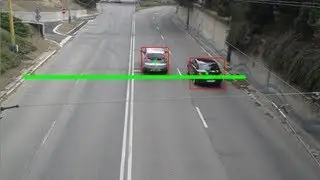 Traffic counting based on OpenCV