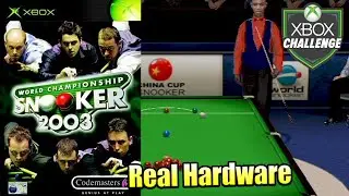 World Championship Snooker 2003 &mdash; Xbox Original Gameplay HD &mdash; Real Hardware {Component}