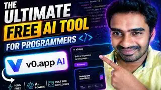 The Ultimate Free AI Tool for programmers v0.app AI