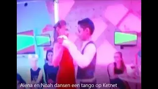 Alena en Noah dansen een tango op Ketnet