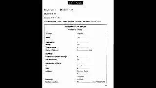 Mintons car mart With Answers| IELTS LISTENING SECTION-1