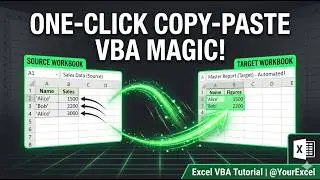 Stop Copy Pasting Manually! Write This Simple Excel VBA Code