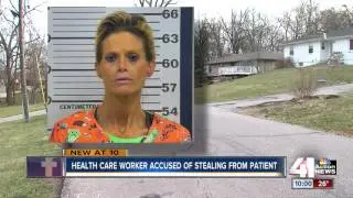 Caregiver charged with stealing patient's drugs