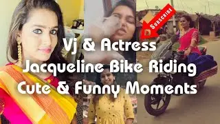 Actress Jacqueline Bike Riding & Funny Video Collections