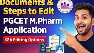 PGCET -2025 Editing options #kea #mpharmacy #pharmacist #india #karnataka 