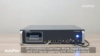AP-GTR3500GD Dual Power 4Ports Gigabit Ethernet GPS NTP Server IRIG-B (IRIG-B지원 4포트 기가비트 GPS 시각동기서버)