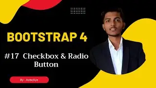 #17 | Radio button | check box button | bootstrap 4 radio and checkbox button