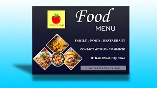 Food Flyer Design | Photoshop Tutorial |FB Post Design |Paper Ad Design | Magazine Ad| Colour Arts98