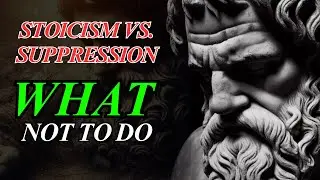 Stoicism vs  Suppression What Not to Do