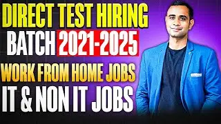 Прямой тестовый набор | Набор на 2021&ndash;2025 годы | Работа на дому | Вакансии в сфере ИТ и не только | Вакансии в Internshala