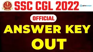 SSC CGL 2022 | SSC CGL TIER 1 2022 ANSWER KEY OUT | SSC CGL Answer Key 2022 #ssccgl2022
