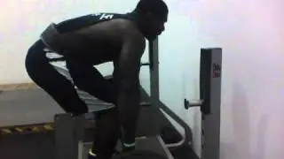 Sam Okunola rack deadlift 405