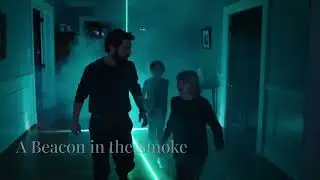 LASER IDENTIFIED FIRE EXITING .. ADVANCED EMERGENCY EXITING AND LIGHTING.
