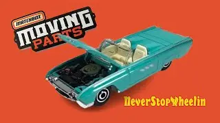 1963 Ford Thunderbird in Chalfonte Blue 2025 Matchbox Moving Parts unboxing!