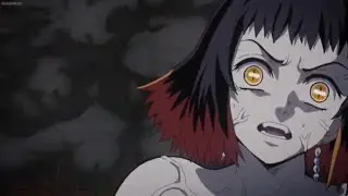 Demon Slayer: Nezuko kicks ball back at Susamaru (dub)