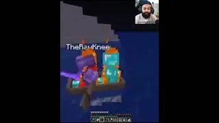 Chapati and Rawknee is NOOB 😂 || BadSword Gaming #minecraft #shorts