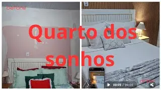 #vlog de transformação  do meu quarto  dos sonhos ❤️❤️❤️❤️