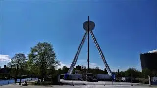 Abbau Riesenrad Centro April 2021