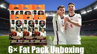 DAS GLÜCK GEHT WEITER🥰| PANINI FIFA World Cup Qatar 2022 Adrenalyn XL 6x FATPACK UNBOXING!🔥