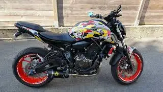 MT-07 Stock Exhaust VS Arrow Street Thunder