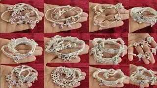 New silver anklets design with wight & price latest latest bracelet Payal with design