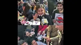 Massive protest by Jammu University students brings Tawi Bridge traffic to a halt over NLU issue.
