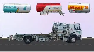 Menebak Karoseri Truk Tangki Pertamina, Petronas dan Shell ~ Tebak Karoseri Oil Tank | Vehicles