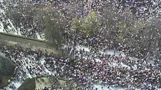 7 April 2009 protests in Chisinau, Moldova (Security Cameras' video 01)