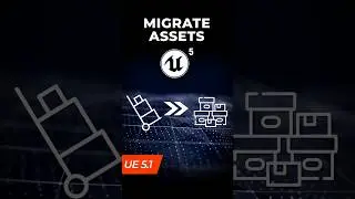 Move assets from one project to another in Unreal Engine 5.1 #shorts
