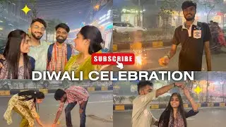 Diwali Celebration 🎉💥🪔| #dailyvlog #diwali #festival #couple #celebration 