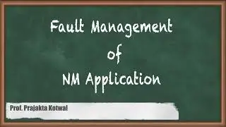 Fault Management of Network Management Application -  Network Management in Telecommunication