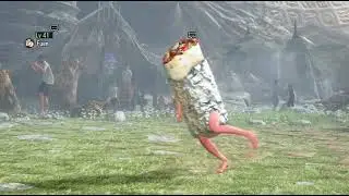 Burrito from Chipotle breaking it down to Leave Alone in Street Fighter 6