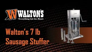 Walton's 7 lb Dual Speed Sausage Stuffer &ndash; Compact Power for Perfect Home Sausage Making!
