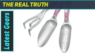 Kbenison 3PC Pink Gardening Tool Set The Best Lightweight and Durable Garden Kit!