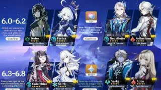 BIG UPDATE! NEW 6.0 TO 6.8 BANNER ROADMAP LINEUP! Furina, Columbina, Neuvillette - Genshin Impact