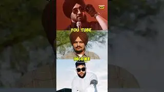 Top 3 Punjabi Singer&rsquo;s YouTube Monthly Income ? #diljitdosanjh #sidhumoosewala #karanaujla