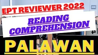 EPT REVIEWER 20212Part 3 READING COMPREHENSION|100% ACTUAL DEPED RANKING EPT 2022 #ept2022