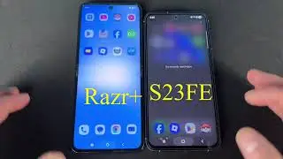 Сравнение тестов скорости Motorola Razr+ 2024 и Samsung S23FE