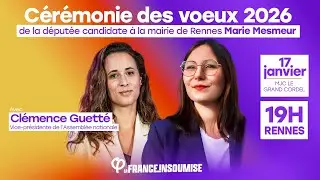 Cérémonie des vœux 2026 de Marie Mesmeur avec Clémence Guetté