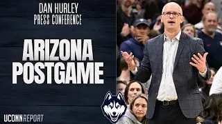 Dan Hurley talks Arizona postgame - UConn Huskies Basketball