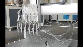 Silicone Oil Dispenser Automatic 6 Colors Silicone Dispensing Machine