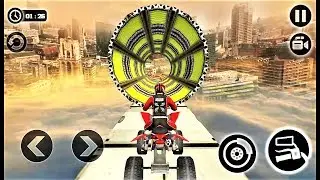 Racing Quad Bike Moto Stunt : ATV Impossible Track-Best Android Gameplay HD